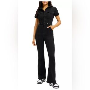 Good American
Fit For Success Bootcut Denim Jumpsuit